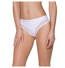 Трусики з прозорою вставкою Passion PS002 PANTIES XL, white