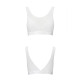 Топ з прозорою вставкою Passion PS002 TOP L, white