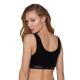 Спортивний топ з широкою гумкою Passion PS004 TOP L, black