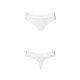 Трусики-бразиліана з бавовни Passion PS005 PANTIES L, white