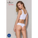 Трусики-бразиліана з бавовни Passion PS005 PANTIES L, white