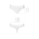 Трусики-бразиліана з бавовни Passion PS005 PANTIES M, white