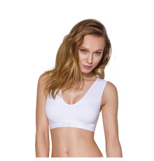 Спортивний топ з еластичної бавовни Passion PS005 TOP M, white