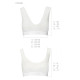 Спортивний топ з еластичної бавовни Passion PS005 TOP XL, white