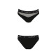 Трусики з прозорою вставкою Passion PS006 PANTIES S, black