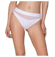 Трусики з прозорою вставкою Passion PS006 PANTIES L, white