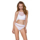 Трусики з прозорою вставкою Passion PS006 PANTIES M, white