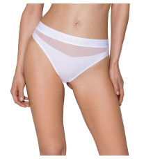 Трусики з прозорою вставкою Passion PS006 PANTIES S, white