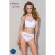 Трусики з прозорою вставкою Passion PS006 PANTIES XL, white