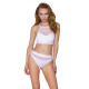 Спортивний топ з прозорою вставкою Passion PS006 TOP M, white