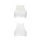 Спортивний топ з прозорою вставкою Passion PS006 TOP XL, white