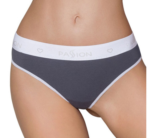 Спортивні трусики-стрінги Passion PS007 PANTIES dark grey, L