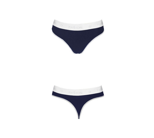 Спортивні трусики-стрінги Passion PS007 PANTIES S, navy blue