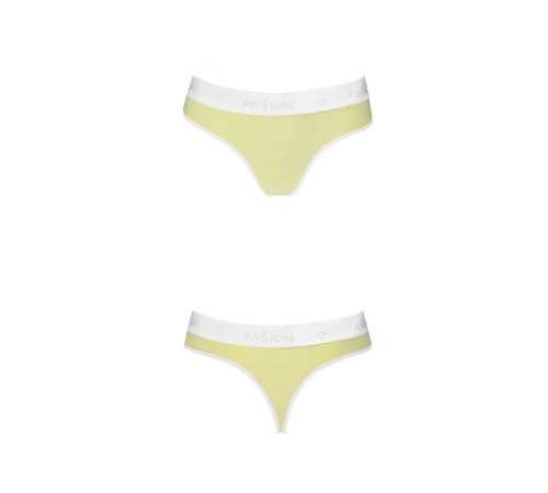 Спортивні трусики-стрінги Passion PS007 PANTIES L, yellow