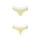 Спортивні трусики-стрінги Passion PS007 PANTIES XL, yellow