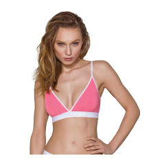 Спортивний топ з подвійними бретелями Passion PS007 TOP L, pink