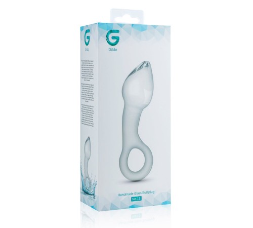 Скляний стимулятор простати Gildo Glass Prostate Plug No. 13