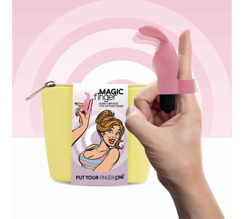 Вібратор на палець FeelzToys Magic Finger Vibrator Pink