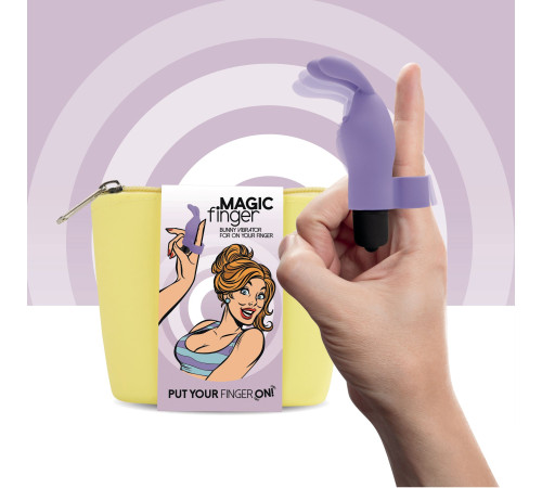 Вібратор на палець FeelzToys Magic Finger Vibrator Purple