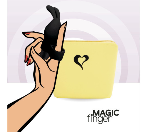 Вібратор на палець FeelzToys Magic Finger Vibrator Black