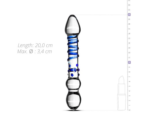 Скляний дилдо Gildo Glass Dildo No. 21