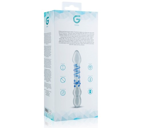 Скляний дилдо Gildo Glass Dildo No. 21