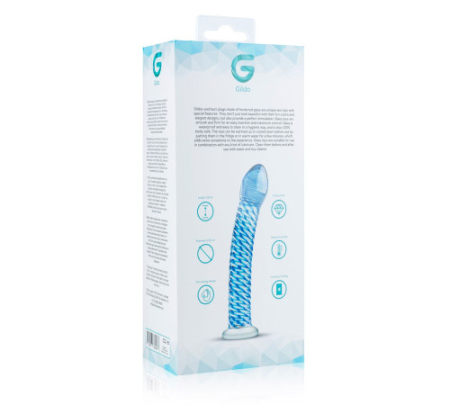 Скляний дилдо Gildo Glass Dildo No. 5