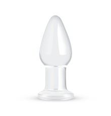 Скляна анальна пробка Gildo Glass Buttplug No. 24