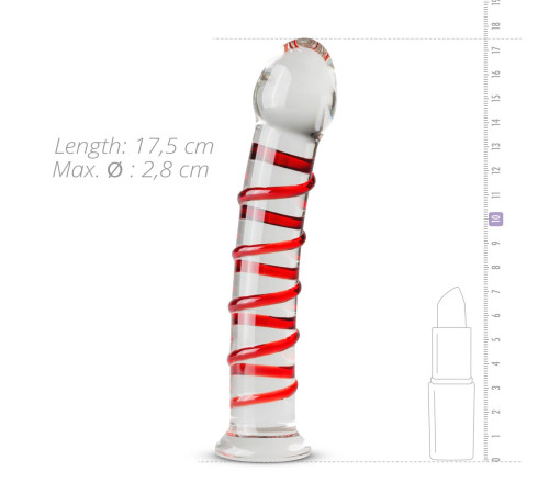 Скляний дилдо Gildo Glass Dildo No.15