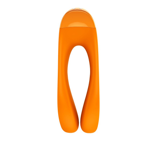 Вібратор на палець Satisfyer Candy Cane Orange