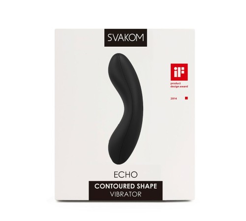 Кліторальний вібратор Svakom Echo Black