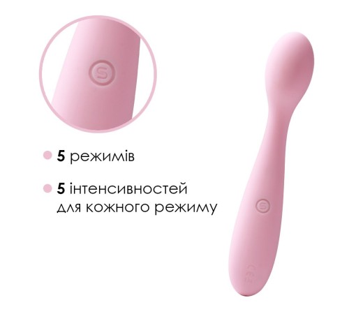 Стимулятор клітора та точки G Svakom Keri Pale Pink