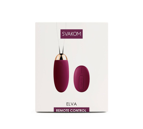 Віброяйце з пультом керування Svakom Elva Violet