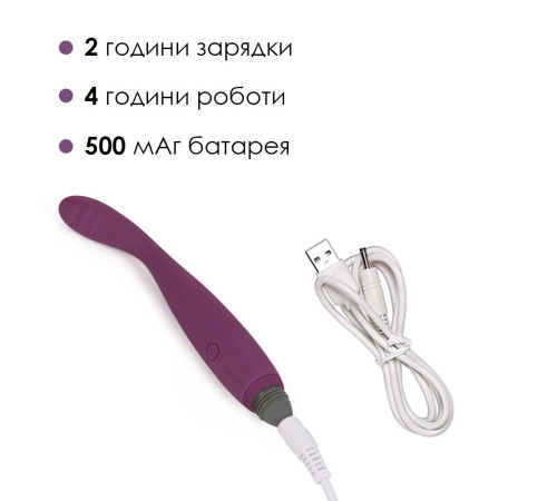 Тонкий вібратор точки G Svakom Cici Violet