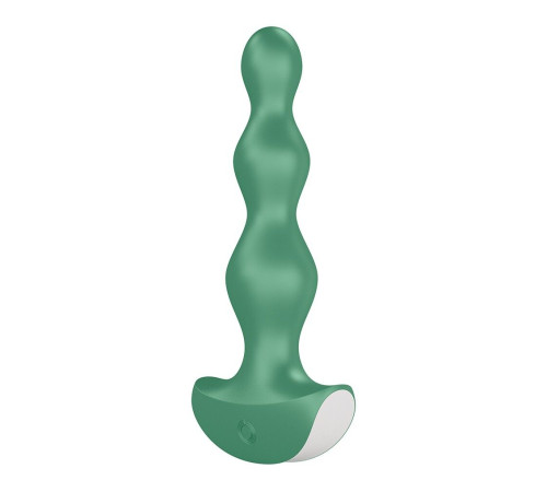 Анальний стимулятор-намистини з двома моторами Satisfyer Lolli-Plug 2 Green