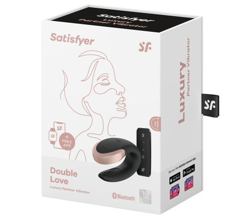 Смарт-вібратор для пар Satisfyer Double Love (Black)