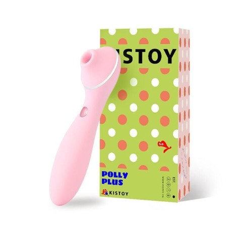 Вакуумний вібратор KISTOY Polly Plus Pink