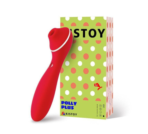 Вакуумний вібратор KISTOY Polly Plus Red