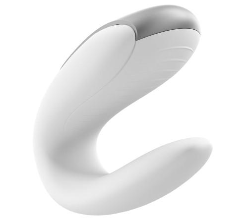 Смартвібратор для пар Satisfyer Double Fun (White) з пультом ДК