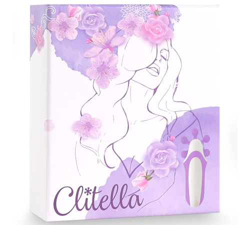 Стимулятор з імітацією оральних пестощів FeelzToys - Clitella Oral Clitoral Stimulator Purple