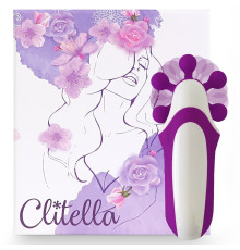 Стимулятор з імітацією оральних пестощів FeelzToys - Clitella Oral Clitoral Stimulator Purple