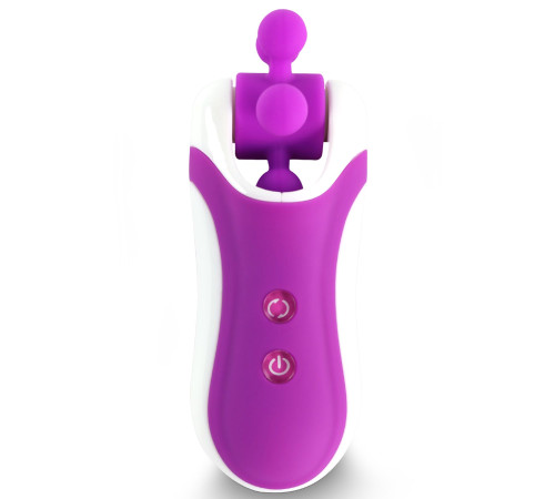 Стимулятор з імітацією оральних пестощів FeelzToys - Clitella Oral Clitoral Stimulator Purple