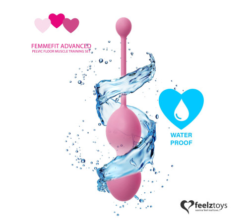 Набір вагінальних кульок для просунутих FeelzToys - FemmeFit Advanced Pelvic Muscle Training Set