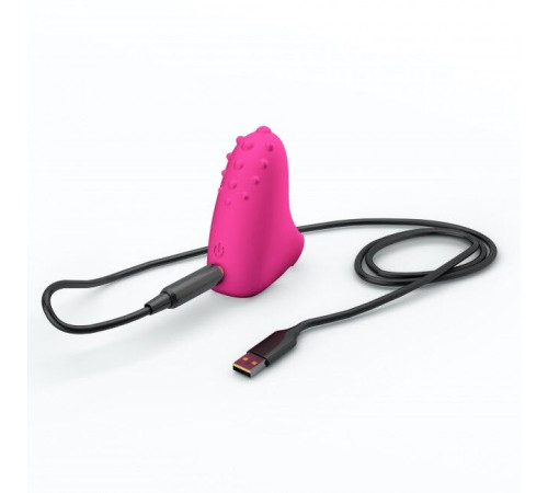 Вібратор на палець Dorcel MAGIC FINGER Rose перезаряджуваний, 3 режими роботи