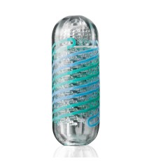 Мастурбатор Tenga Spinner 04 Pixel Cool Edition з пружною стимулювальною спіраллю всередині