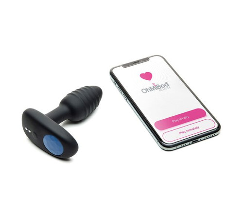 Інтерактивна анальна пробка OhMiBod Lumen powered by KIIROO