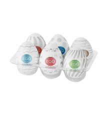 Набір мастурбаторів-яєць Tenga Egg New Standard Pack (6 яєць)