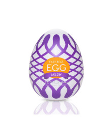 Мастурбатор-яйце Tenga Egg Mesh із сітчастим рельєфом