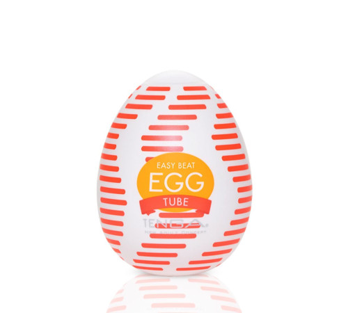 Мастурбатор-яйце Tenga Egg Tube, рельєф з поздовжніми лініями