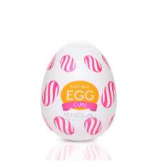 Мастурбатор-яйце Tenga Egg Curl з рельєфом із шишечок